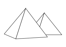 Cheops-Pyramiden zum Ausmalen