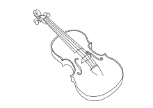 Musikinstrument Geige