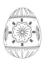 Ausmalbilder Osterei