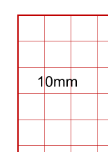 10 Milimeter Häuschenpapier