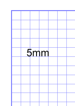5*5mm-Druckvorlage DIN A4