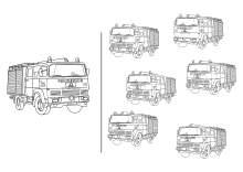 Gleiches Feuerwehrauto finden