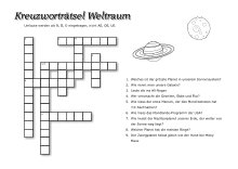 Kreuzwort-Rätsel für Kinder