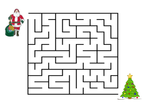 Labyrinth, Irrgarten Weihnachten
