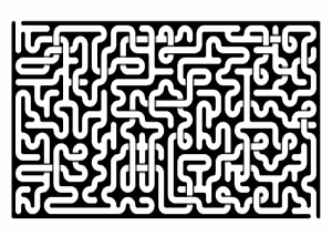 Labyrinth, Irrgarten gewoben