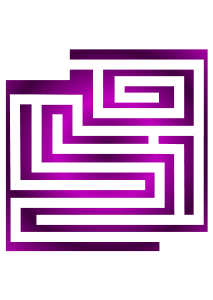 Labyrinth, Irrgarten violett