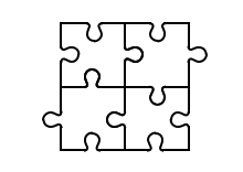 4 Puzzleteile