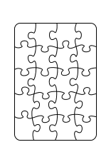 Laubsäge-Vorlage Puzzle