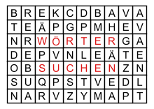 Buchstabenrätsel