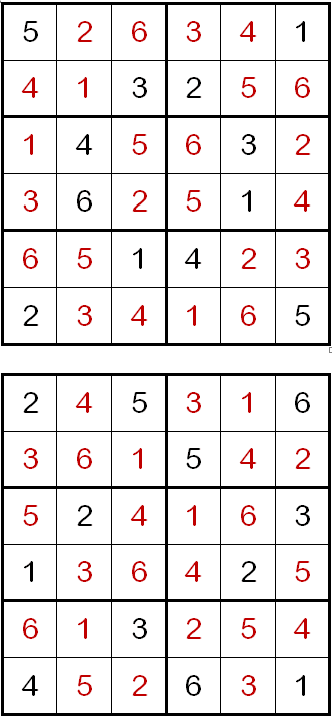 Kinder-Sudoku Rätsel ausdrucken