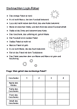 Weihnachtsratsel Fur Kinder Kostenlos Ausdrucken