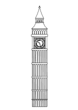 Malvorlage Big Ben