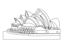 Malvorlage Opernhaus Sydney
