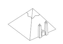 Malvorlage Pyramide