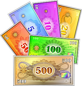 Ausdrucken geldscheine euro 