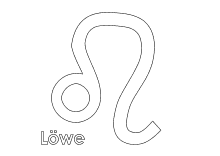 Sternzeichen Symbol Löwe