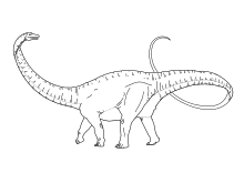 Malvorlage Dinosaurier