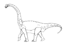 Malvorlage Dinosaurier