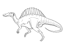 Malvorlage Dinosaurier