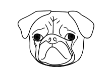 Mops Portrait