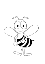Ausmalbilder Biene