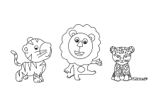 Tiger, Löwe, Leopard
