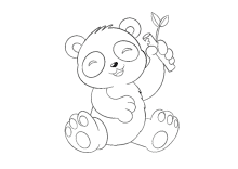 Bambusbärenbaby