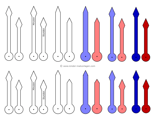 Uhren Und Uhrzeit Arbeitsblatter Lernuhr Basteln
