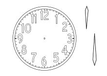 Druckvorlage Zifferblatt Uhr Zum Ausdrucken Kostenlos