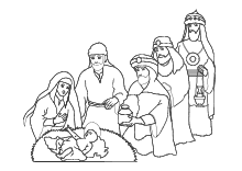 Christkind, Maria, Josef, heilige 3 Könige