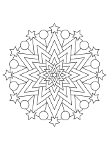 Mandala Weihnachten