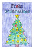 Frohe Weihnachten Tannenbaum