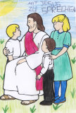 Jesusspricht mit den Kinder