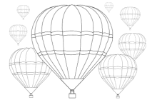 Ballonfahrt-Kalender