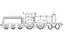 Kinder-Kalender 08 Eisenbahn Dampflok