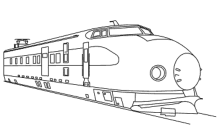 Ausmalkalender Zug Lokomotive Eisenbahn