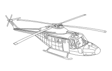 Kalender basteln - Hubschrauber