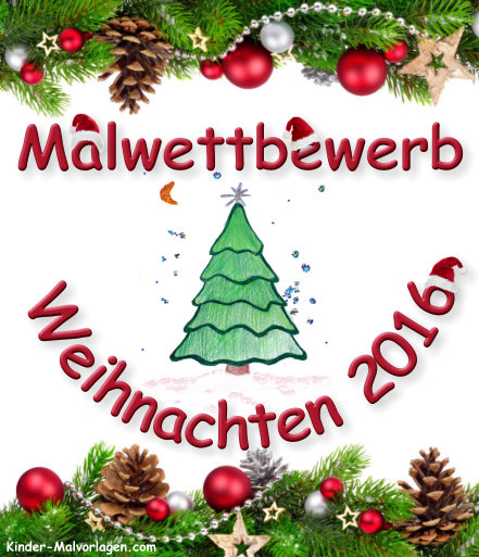 Ausmalwettbewerb Weihnachten 2016