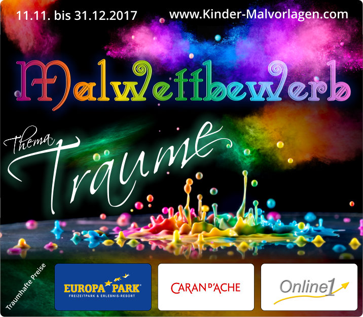 Malwettbewerb zum Thema "Träume" - Weihnachten 2017